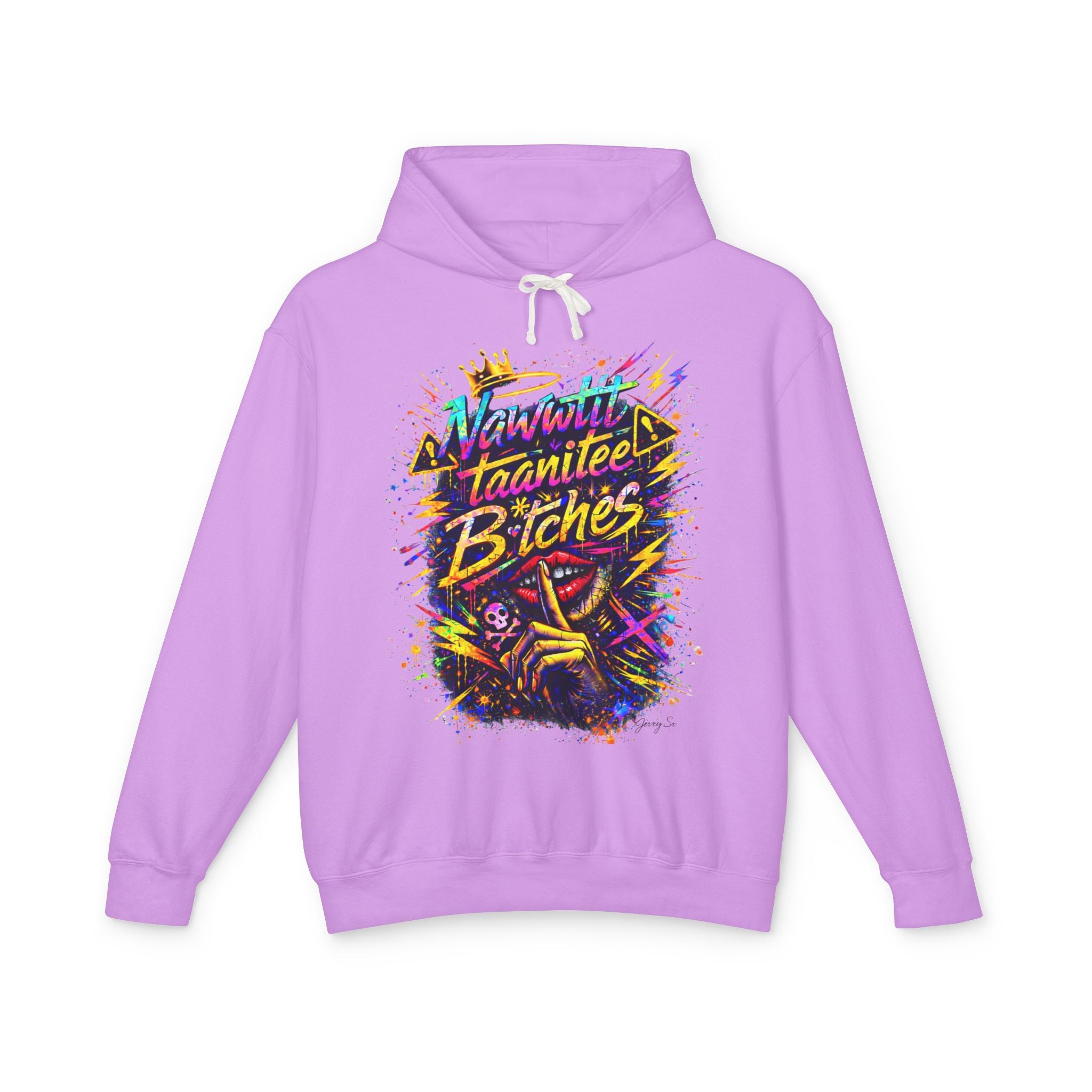 'Not Tonight' Color Splash Hoodie