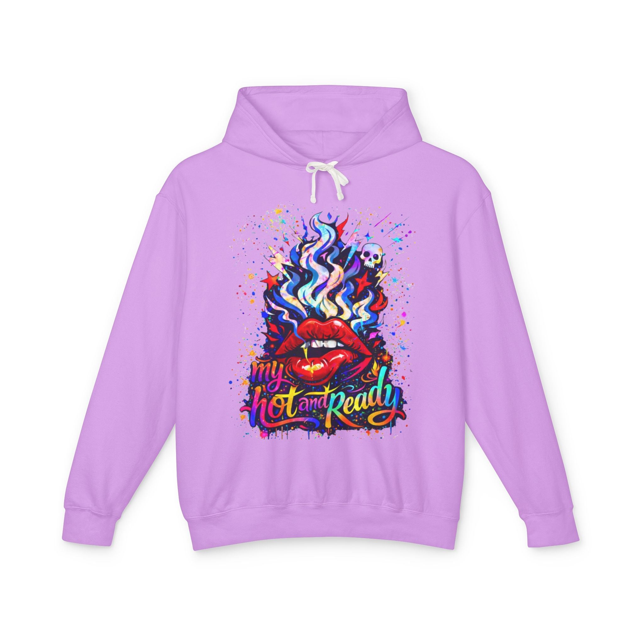 'Hot & Ready' Color Splash Hoodie
