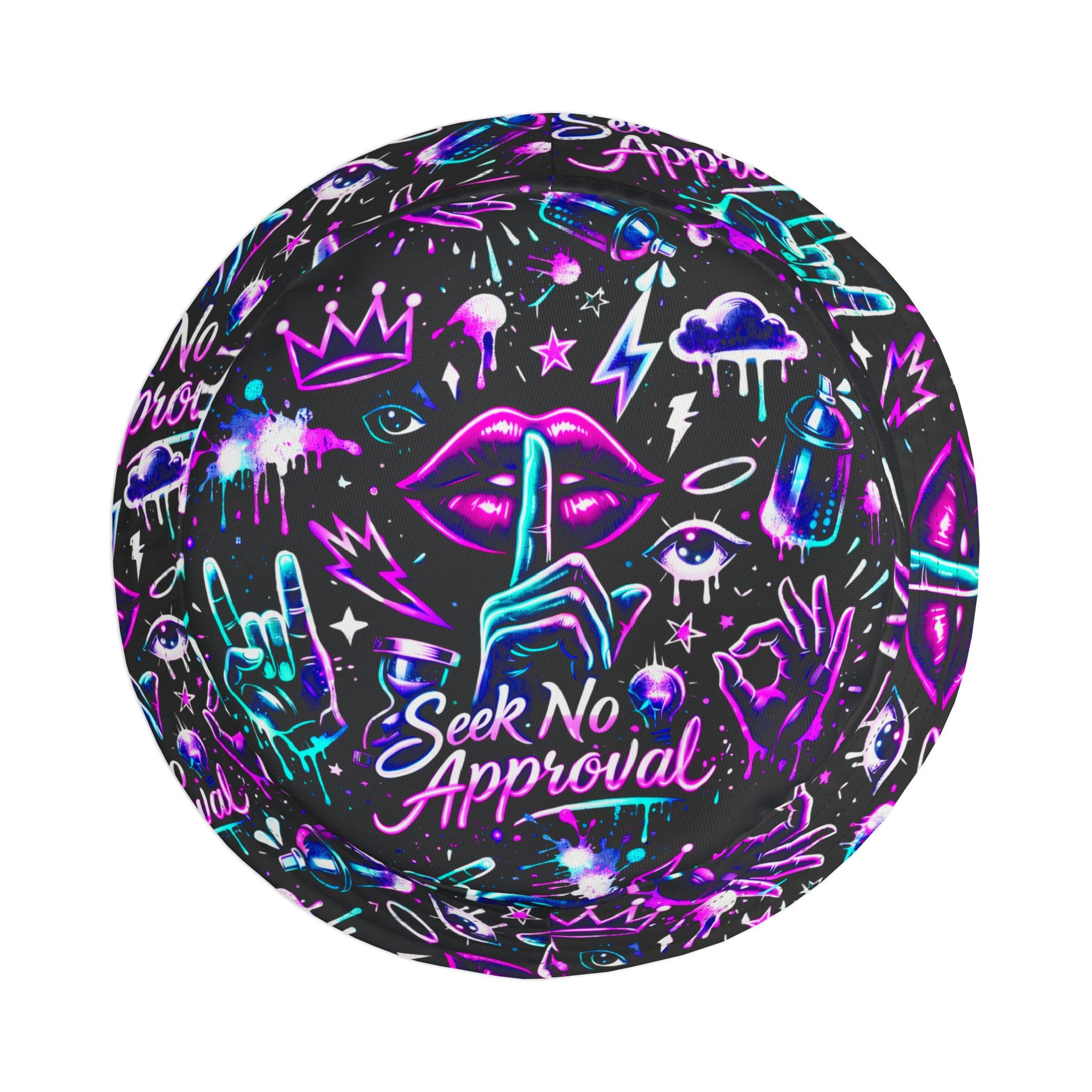 'Seek No Approval' Bucket Hat