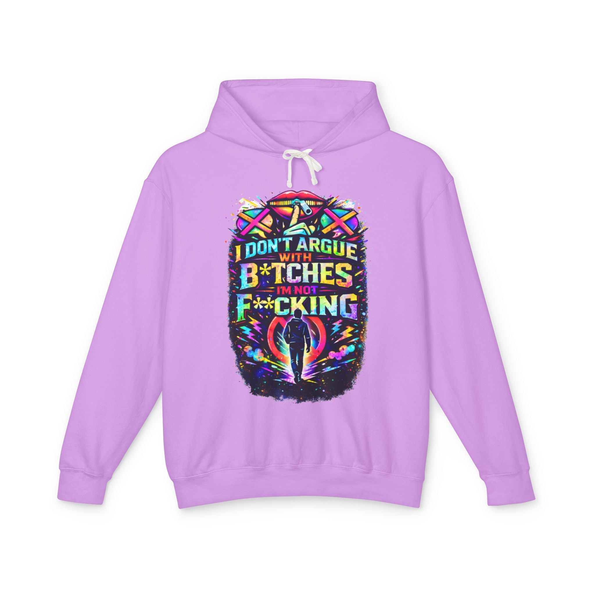 'Don't Argue' Color Splash Hoodie