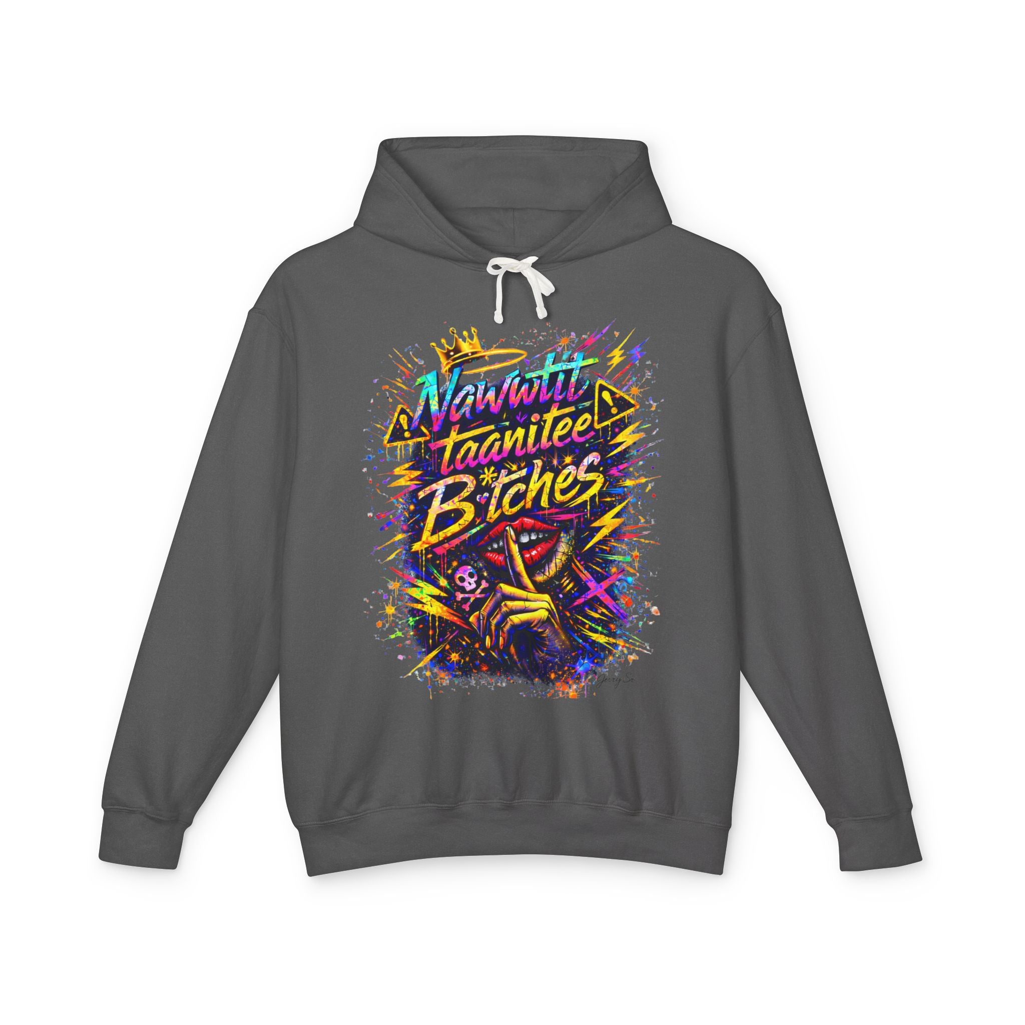 'Not Tonight' Color Splash Hoodie