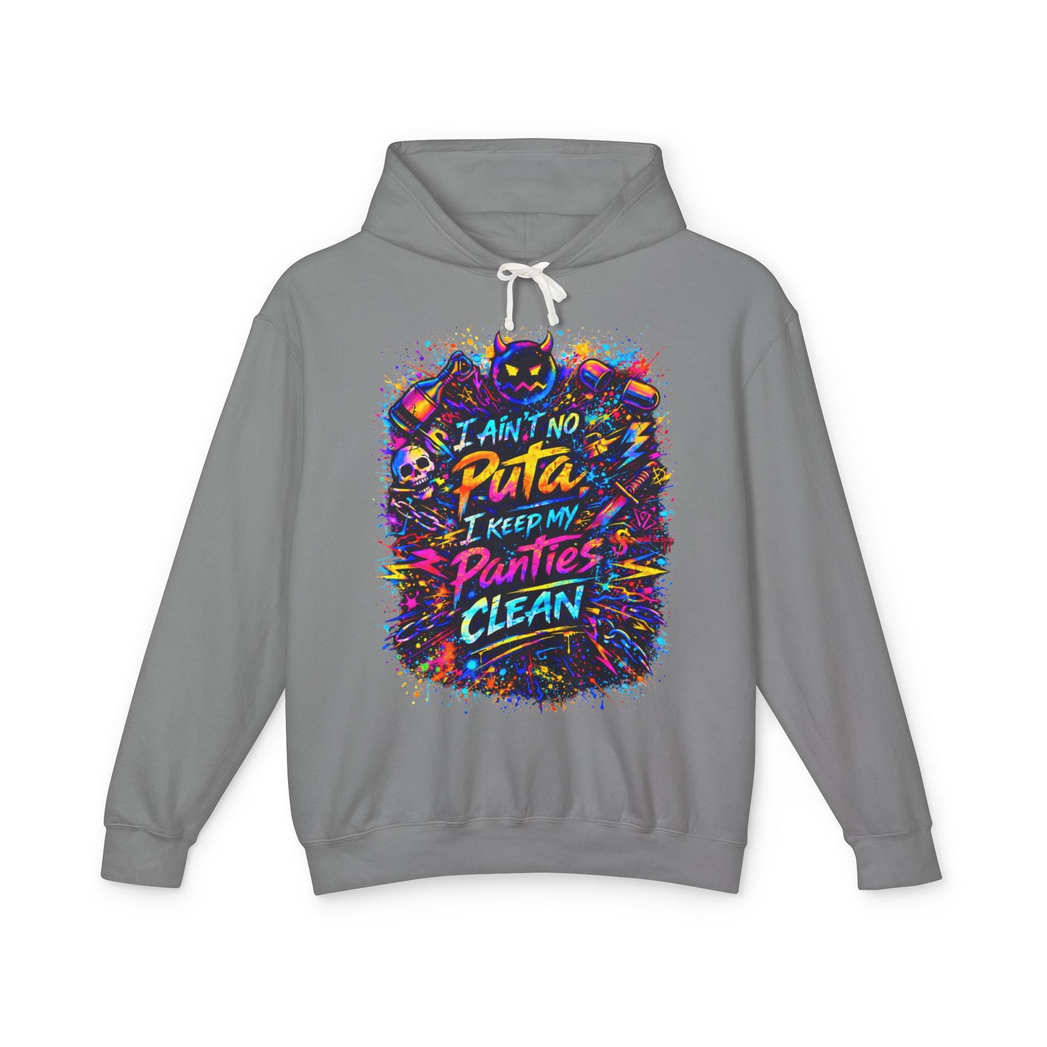 'No Puta' Color Splash Hoodie