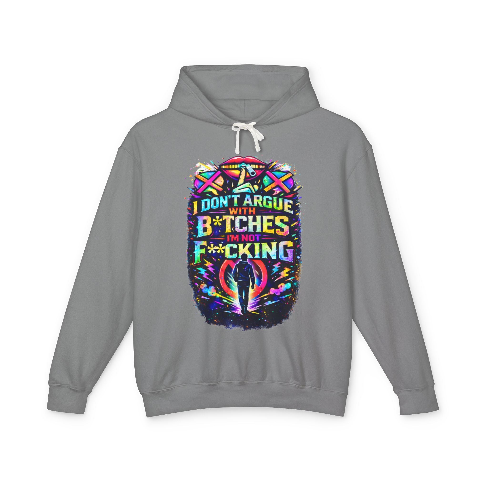 'Don't Argue' Color Splash Hoodie