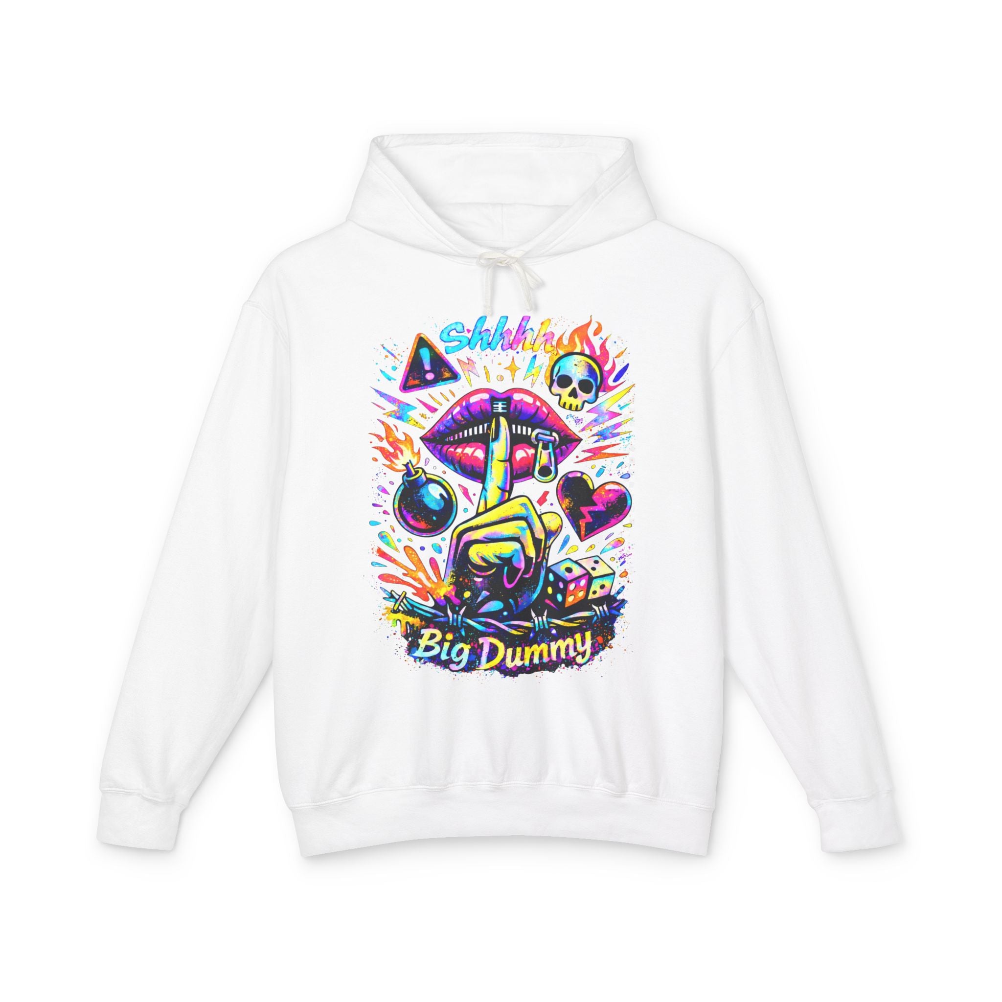 'Dummy' Color Splash Hoodie