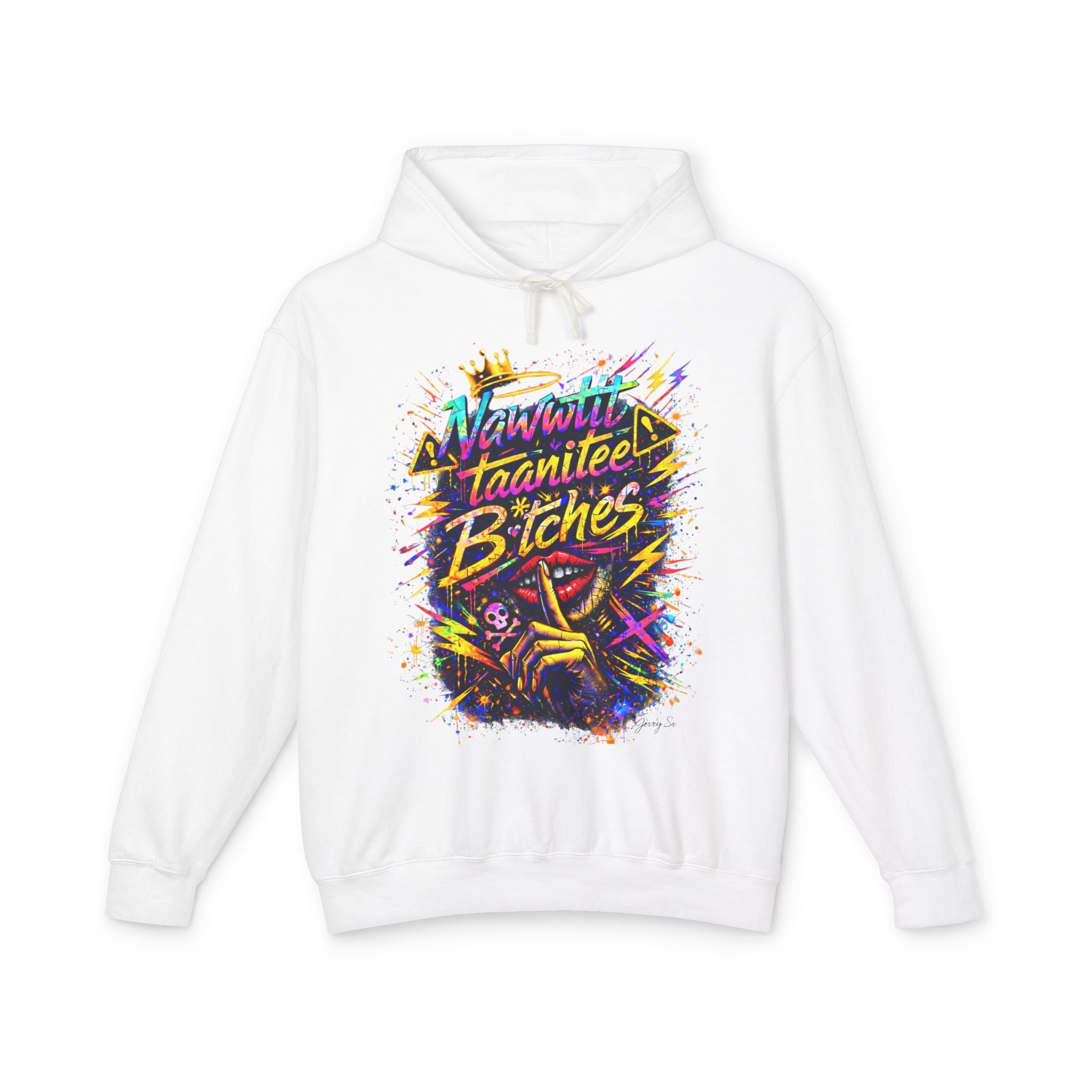 'Not Tonight' Color Splash Hoodie
