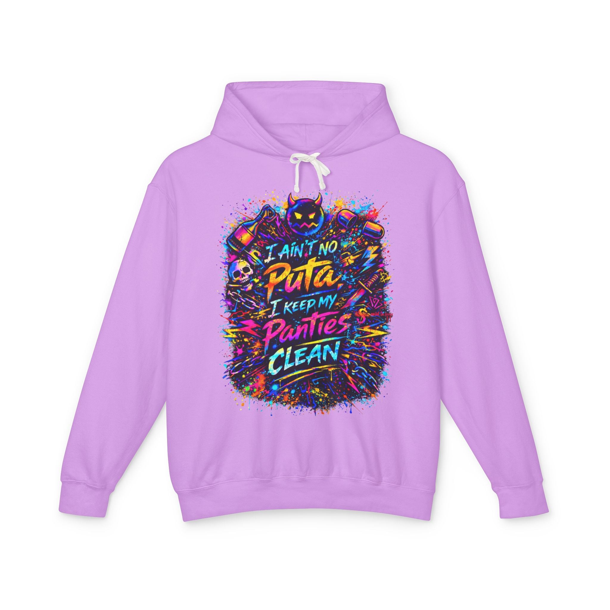 'No Puta' Color Splash Hoodie