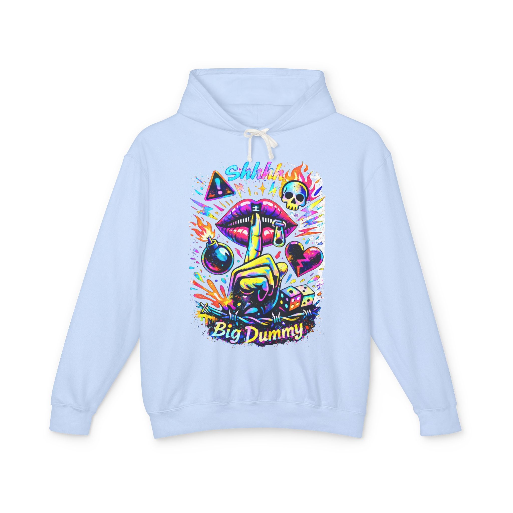 'Dummy' Color Splash Hoodie