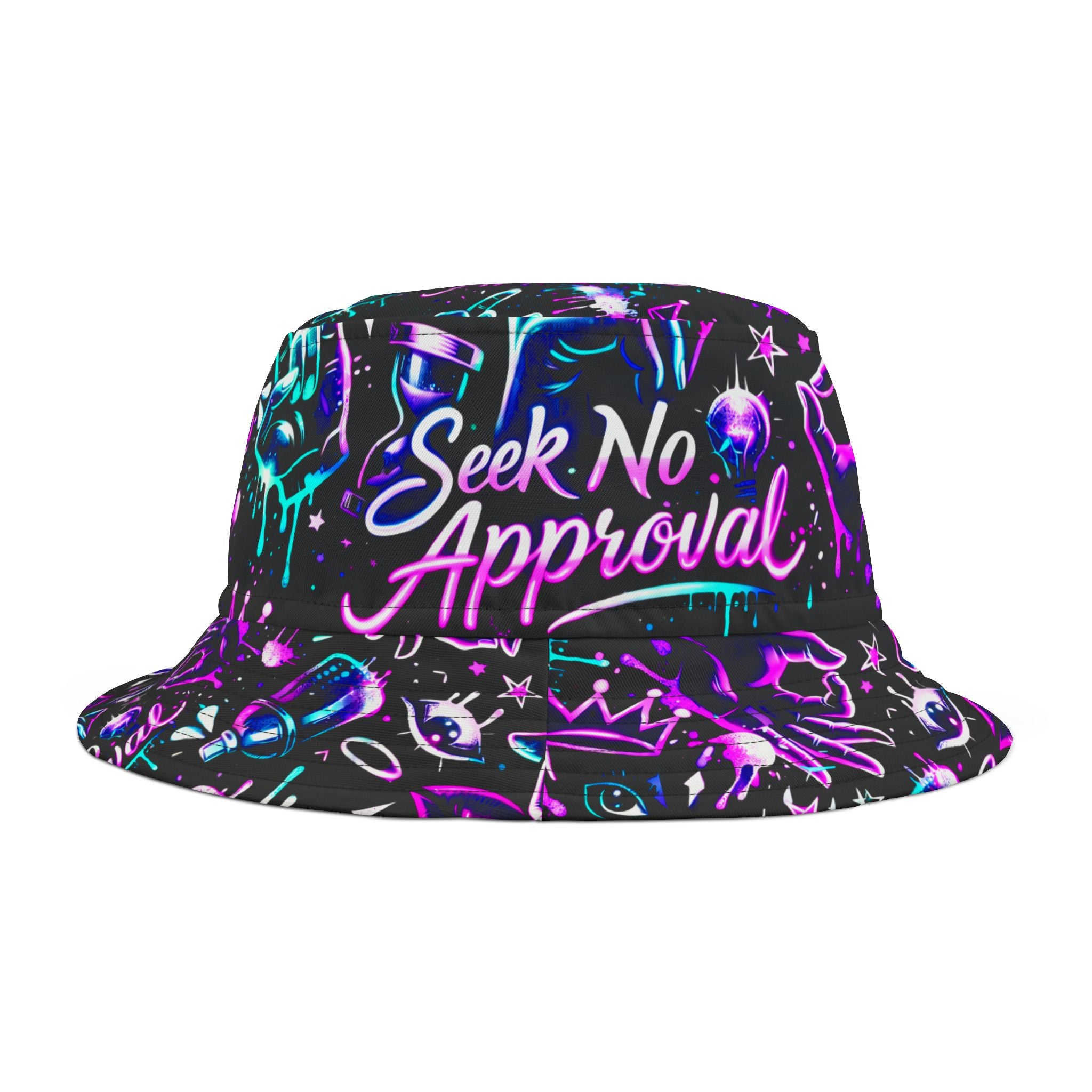 'Seek No Approval' Bucket Hat